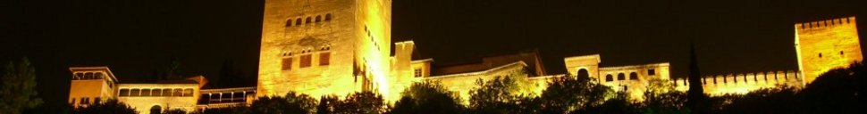 Night view of the Alhambra, Spain