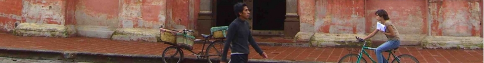 Church with bicycles