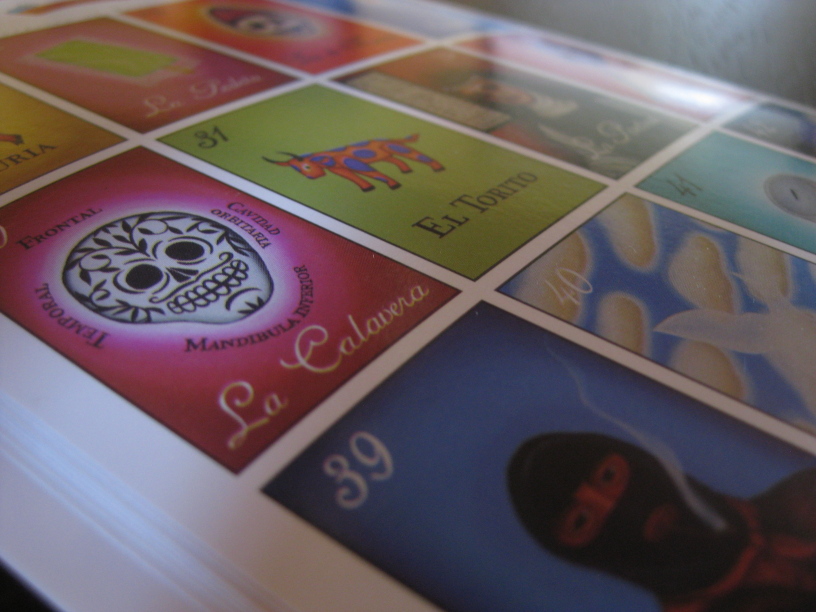 Modern version of Loteria Mexicana