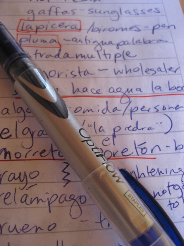 Translation notebook and materials